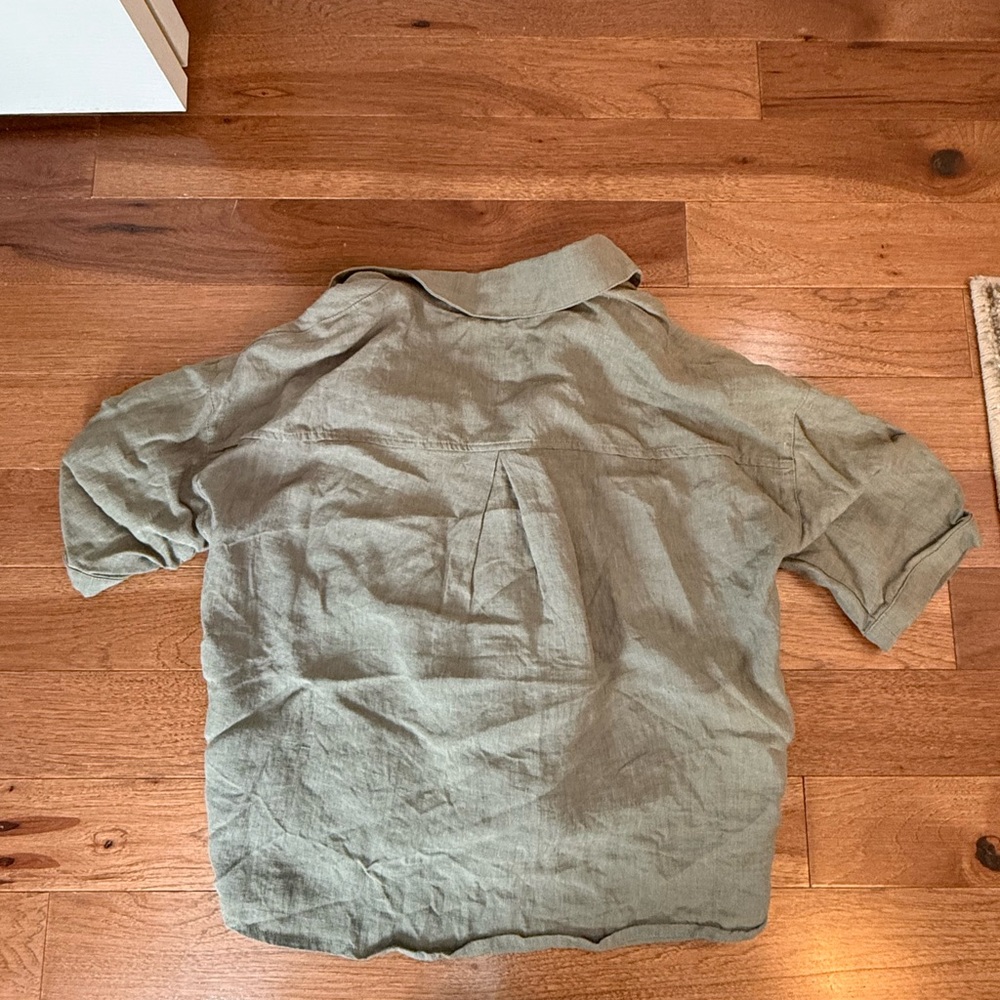 Mod Ref Olive Button Down Shirt - image 2